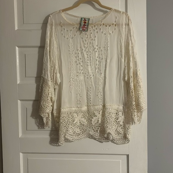 Johnny Was Crochet Top - Picture 1 of 4